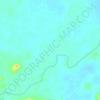 Topografische kaart Norosí, hoogte, reliëf