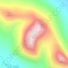 Topografische kaart Pältsan, hoogte, reliëf
