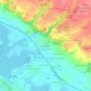 Topografische kaart La Noé Durée, hoogte, reliëf