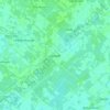 Topografische kaart Janaale, hoogte, reliëf