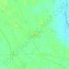 Topografische kaart Jalali, hoogte, reliëf