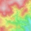 Topografische kaart Le Verniol, hoogte, reliëf