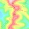 Topografische kaart Nova Aurora, hoogte, reliëf