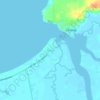 Topografische kaart Rawis, hoogte, reliëf