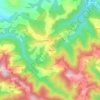 Topografische kaart La Infiesta, hoogte, reliëf