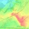 Topografische kaart Le Nieppe, hoogte, reliëf