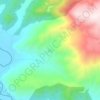 Topografische kaart Keçili, hoogte, reliëf