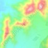Topografische kaart Cerro Cabuya, hoogte, reliëf