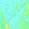 Topografische kaart Kachhapia, hoogte, reliëf