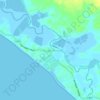 Topografische kaart Data de Villamil, hoogte, reliëf