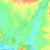 Topografische kaart Santotís, hoogte, reliëf