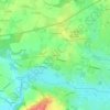 Topografische kaart La Boissière, hoogte, reliëf
