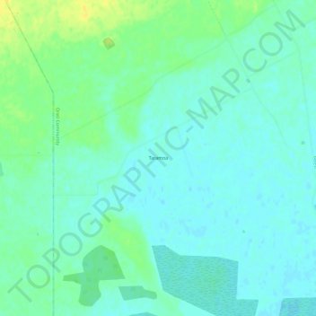Topografische kaart Taramoa, hoogte, reliëf