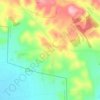 Topografische kaart القصابية, hoogte, reliëf
