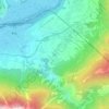 Topografische kaart Brei, hoogte, reliëf