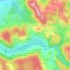 Topografische kaart Le Terme Bas, hoogte, reliëf