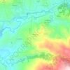 Topografische kaart Vilarinho de Baixo, hoogte, reliëf