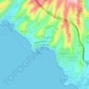 Topografische kaart Anfi del Mar, hoogte, reliëf