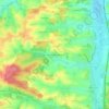 Topografische kaart Unterdummeltshausen, hoogte, reliëf