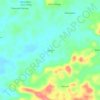 Topografische kaart Garva, hoogte, reliëf