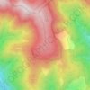Topografische kaart Finsterwald, hoogte, reliëf