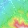Topografische kaart Mittersill, hoogte, reliëf