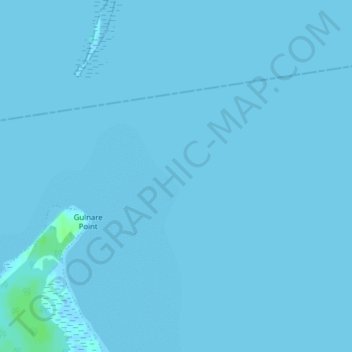 Topografische kaart Shediac Bay, hoogte, reliëf