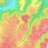 Topografische kaart Luzer, hoogte, reliëf