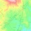 Topografische kaart San Mamede, hoogte, reliëf