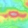 Topografische kaart Großer Picho, hoogte, reliëf