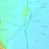 Topografische kaart พาน, hoogte, reliëf