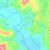 Topografische kaart Mandug, hoogte, reliëf