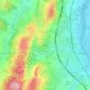 Topografische kaart Ostange, hoogte, reliëf