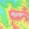 Topografische kaart Errozate, hoogte, reliëf