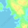 Topografische kaart Bodskatan, hoogte, reliëf