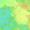 Topografische kaart Pokój, hoogte, reliëf