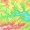Topografische kaart Salo, hoogte, reliëf
