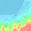 Topografische kaart Clarin, hoogte, reliëf
