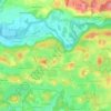 Topografische kaart Bleichnau, hoogte, reliëf
