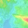 Topografische kaart Niezdara, hoogte, reliëf