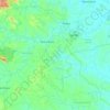 Topografische kaart Bahar Utara, hoogte, reliëf