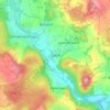 Topografische kaart Dohm, hoogte, reliëf