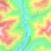 Topografische kaart Sahiya, hoogte, reliëf