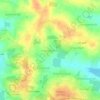 Topografische kaart Indrasanahalli, hoogte, reliëf
