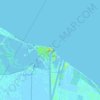 Topografische kaart Port Said, hoogte, reliëf