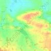 Topografische kaart Cavareux, hoogte, reliëf