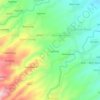 Topografische kaart Bancak, hoogte, reliëf