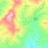 Topografische kaart Amioso, hoogte, reliëf