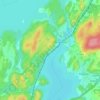 Topografische kaart Skogslyckan, hoogte, reliëf