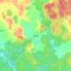 Topografische kaart Bugi, hoogte, reliëf
